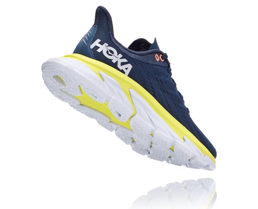 Zapatillas Running Hoka One One Mujer - Clifton Edge - Azul Marino - SGW164935